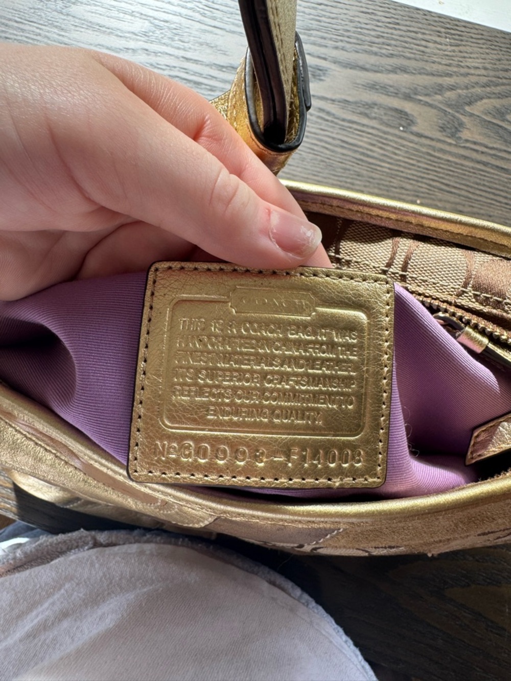 Patchwork Coach Carly Bag - Picture 8 of 10